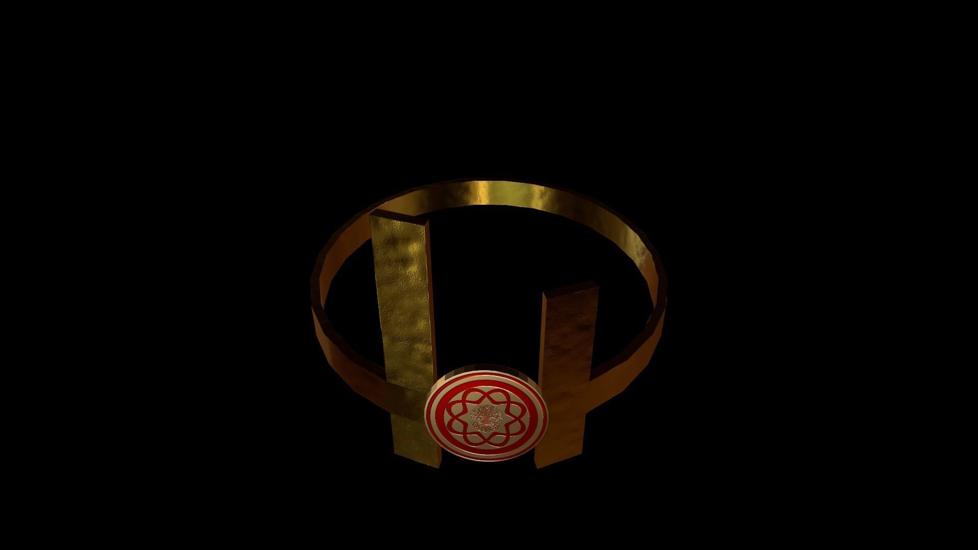 Kings Crown  Free low-poly 3D model_2