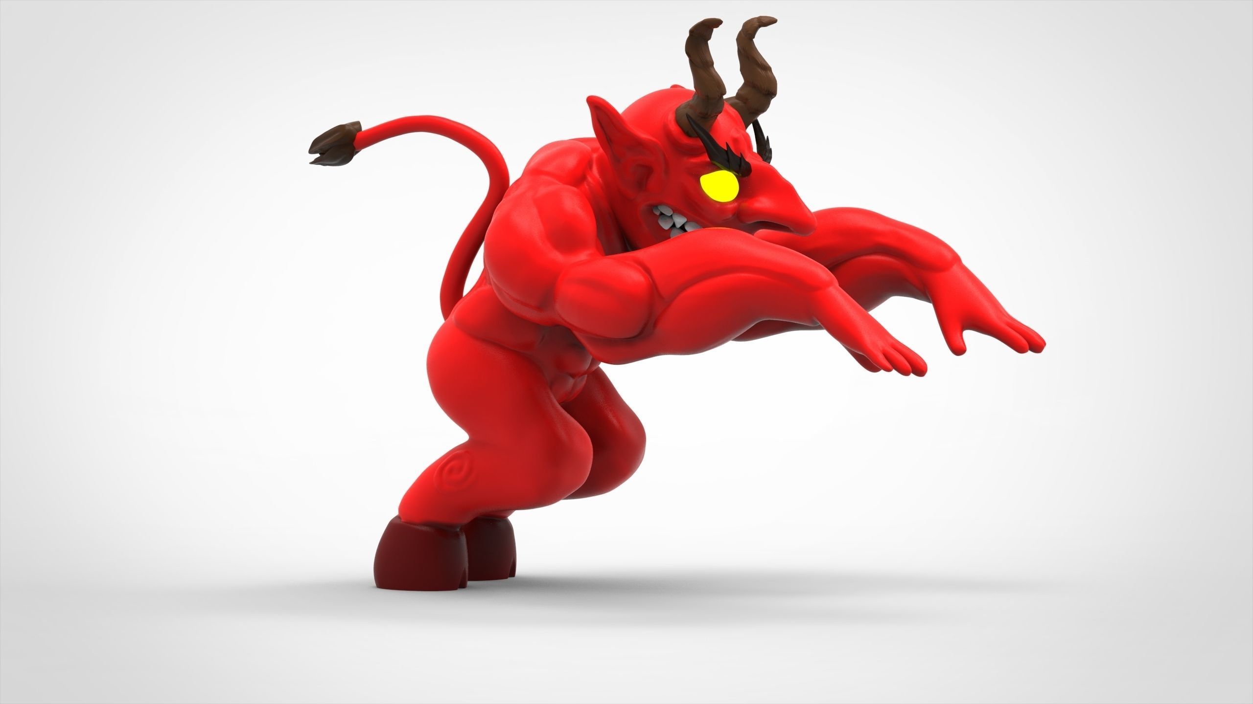 Midas devil from hell - lucifer 3D print model_5