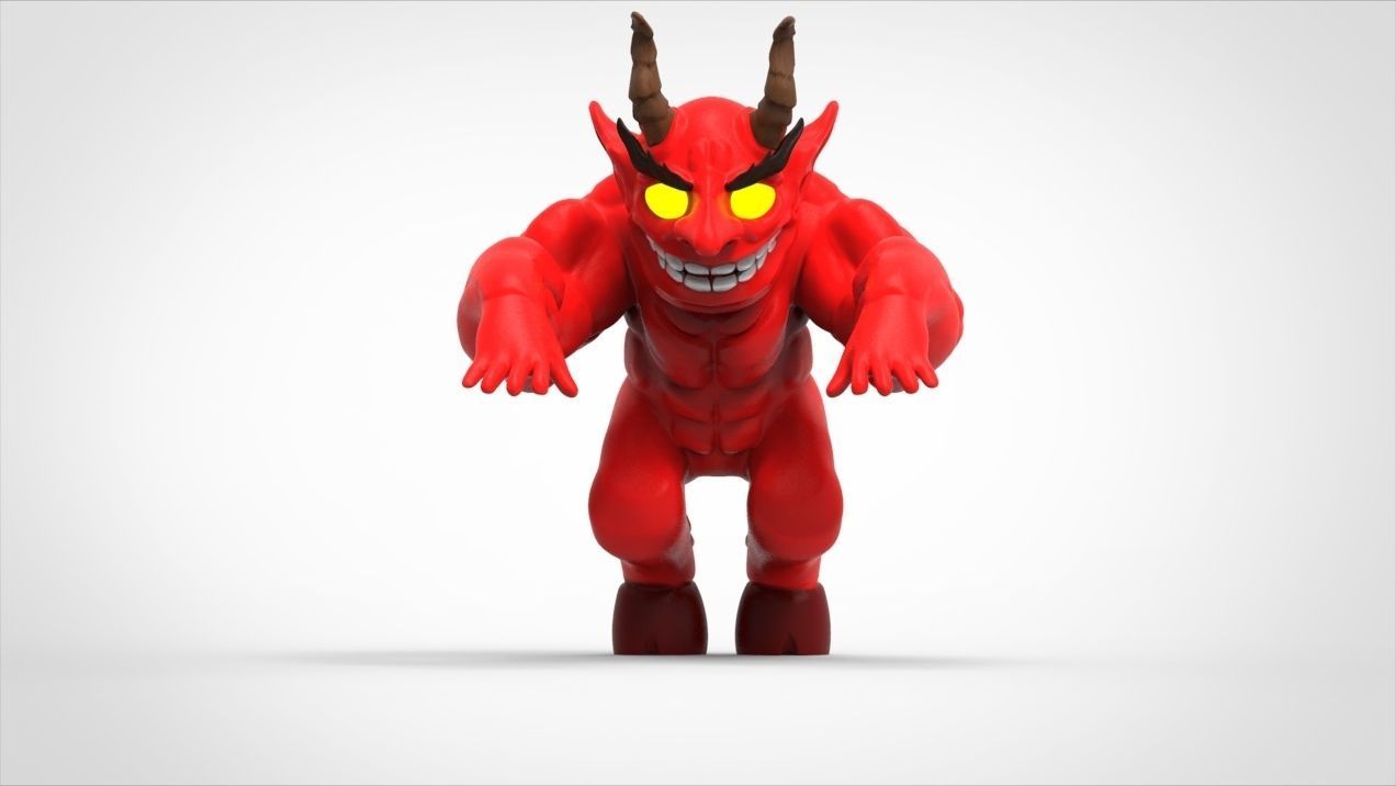 Midas devil from hell - lucifer 3D print model_1