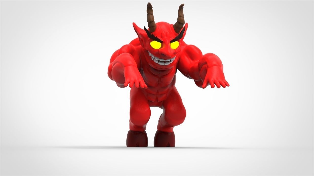 Midas devil from hell - lucifer 3D print model_2