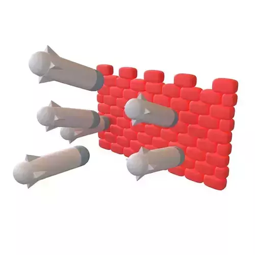 DDOS Icon v1 004 Low-poly 3D model