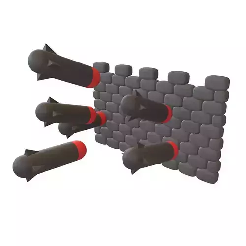 DDOS Icon v1 005 Low-poly 3D model