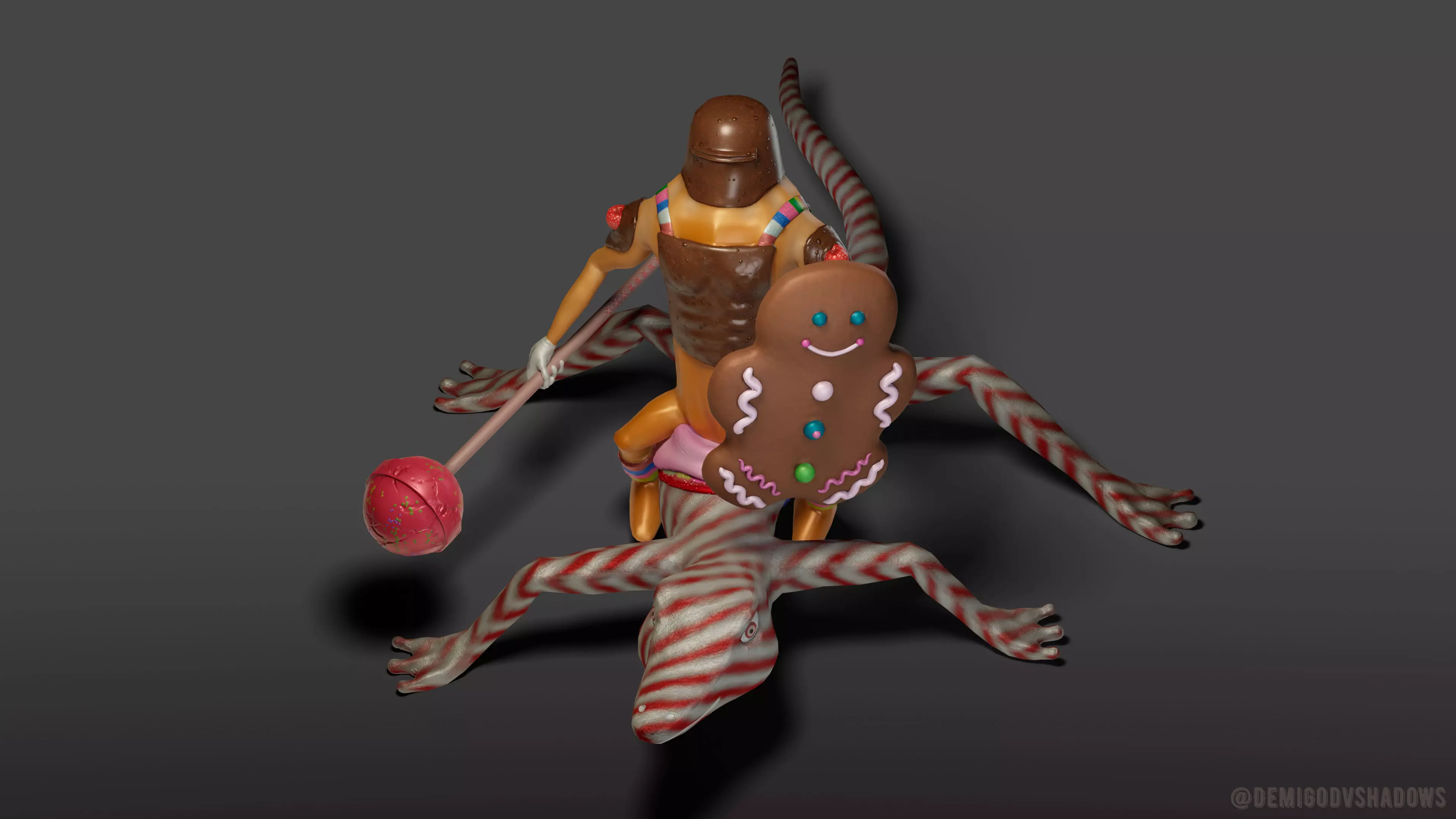 Lord Casske Stylized 3D Character Low-poly 3D model