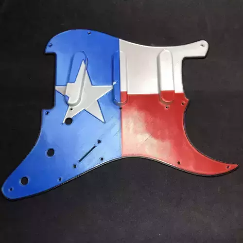 Texas State Flag Scratchplate for Fender Stratocaster