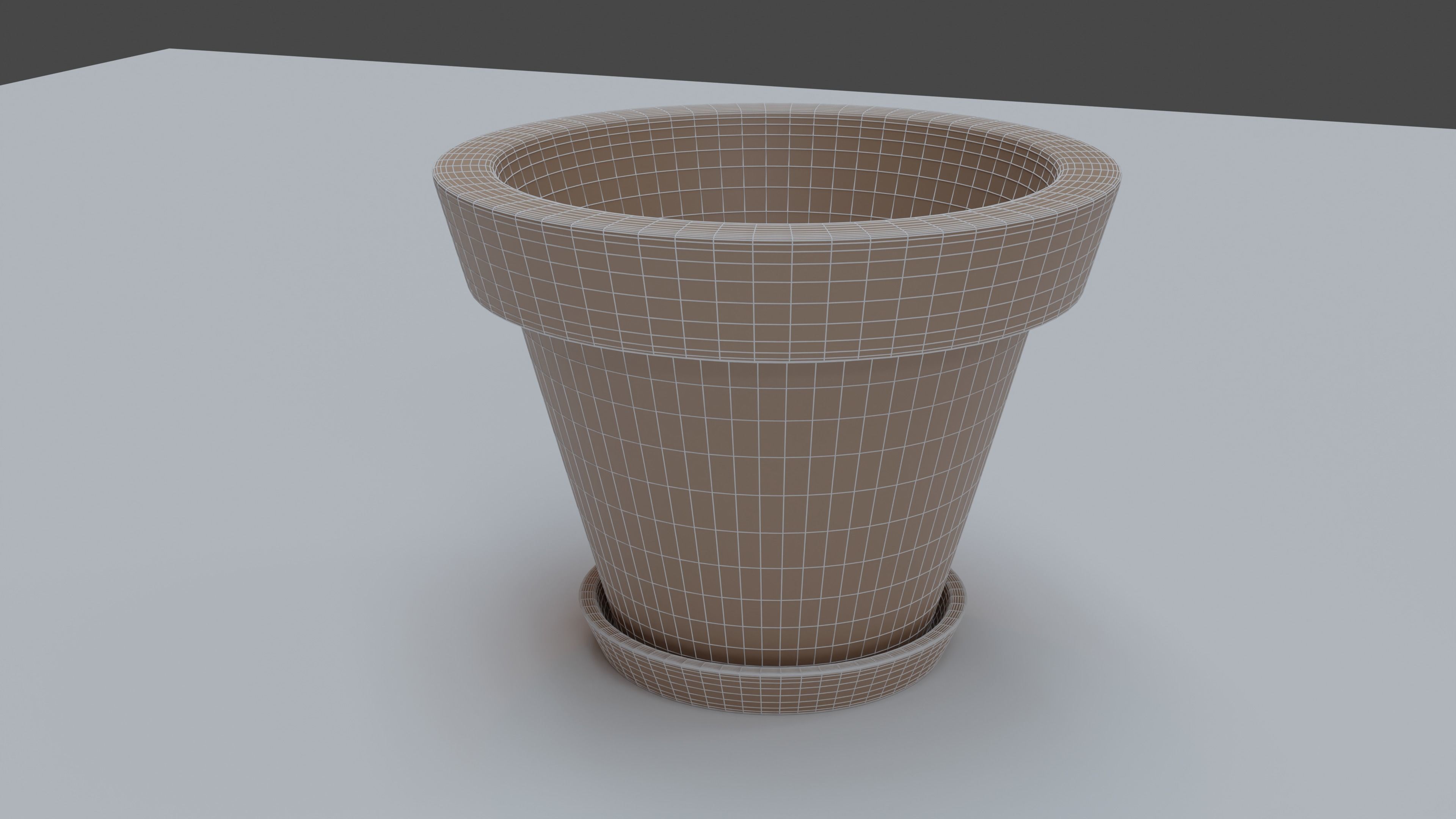 Flower Pots Free low-poly 3D model_12
