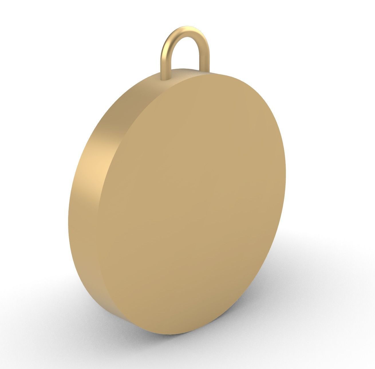 Round Pendant Setting 3D print model_1