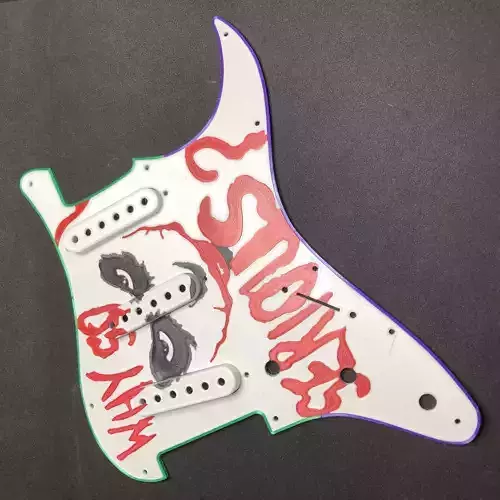 The Joker Why So Serious Scratchplate for Fender Stratocaster 3D print model