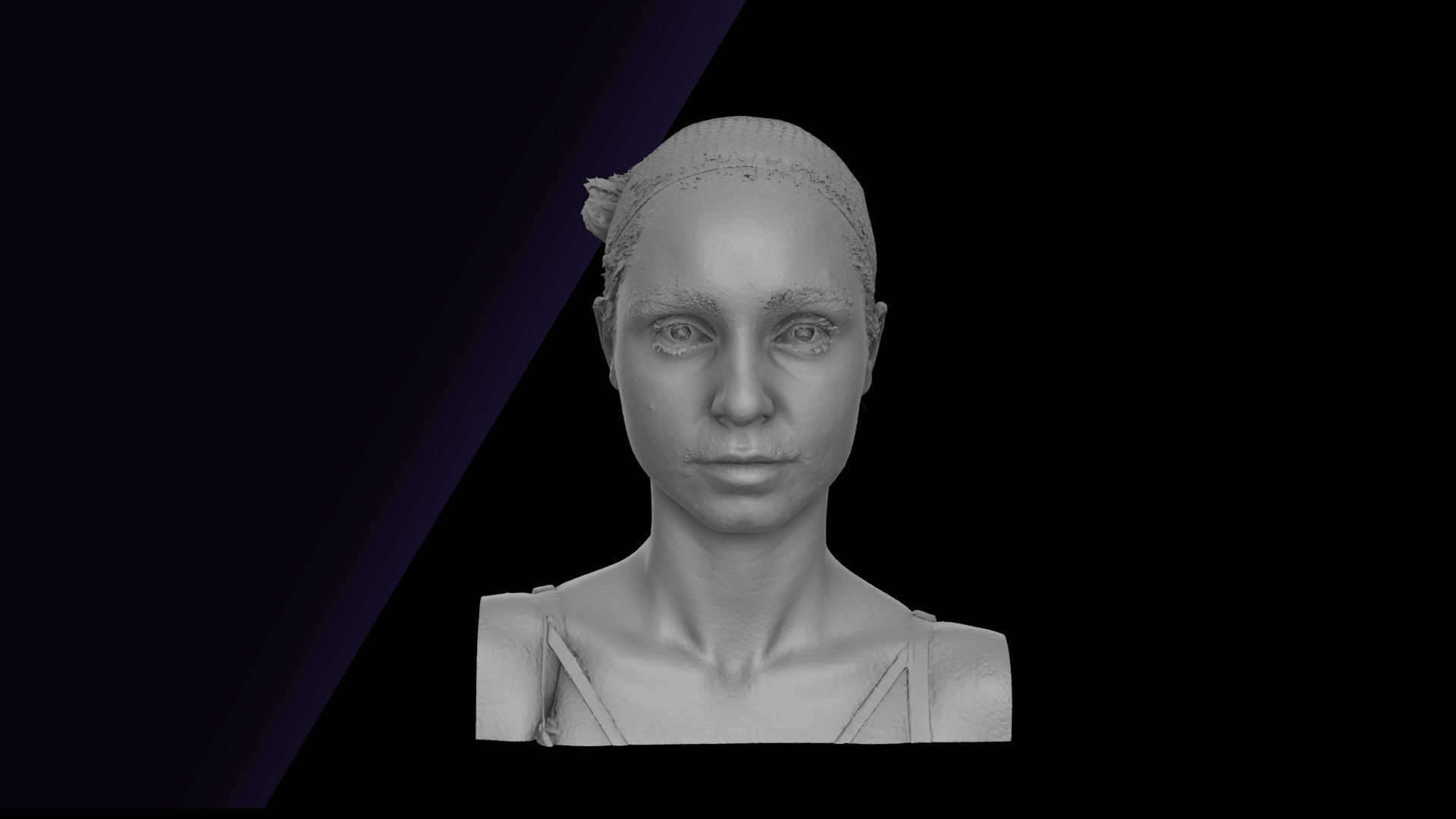 Raw Head Scan Jessie Clark 3D model_4