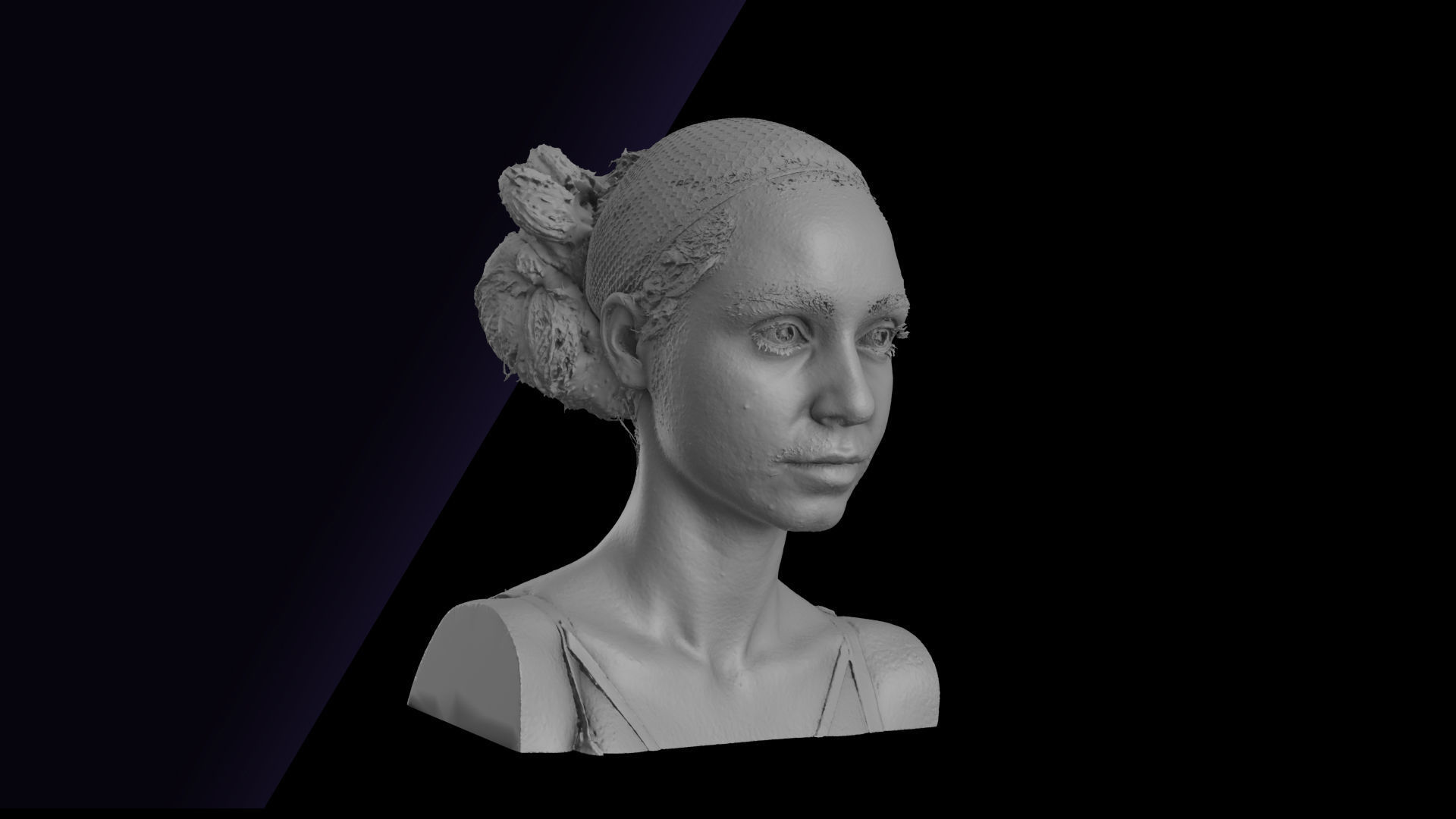 Raw Head Scan Jessie Clark 3D model_5
