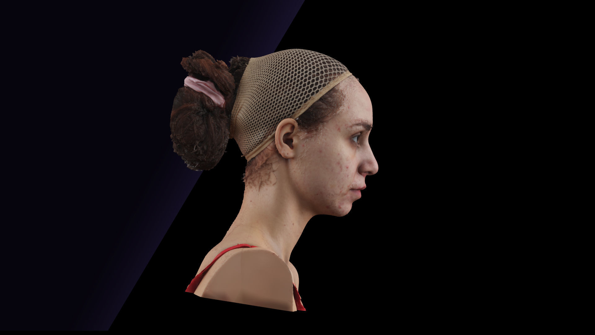 Raw Head Scan Jessie Clark 3D model_3