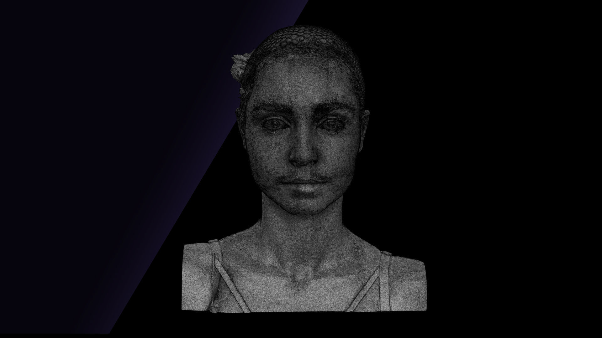 Raw Head Scan Jessie Clark 3D model_7