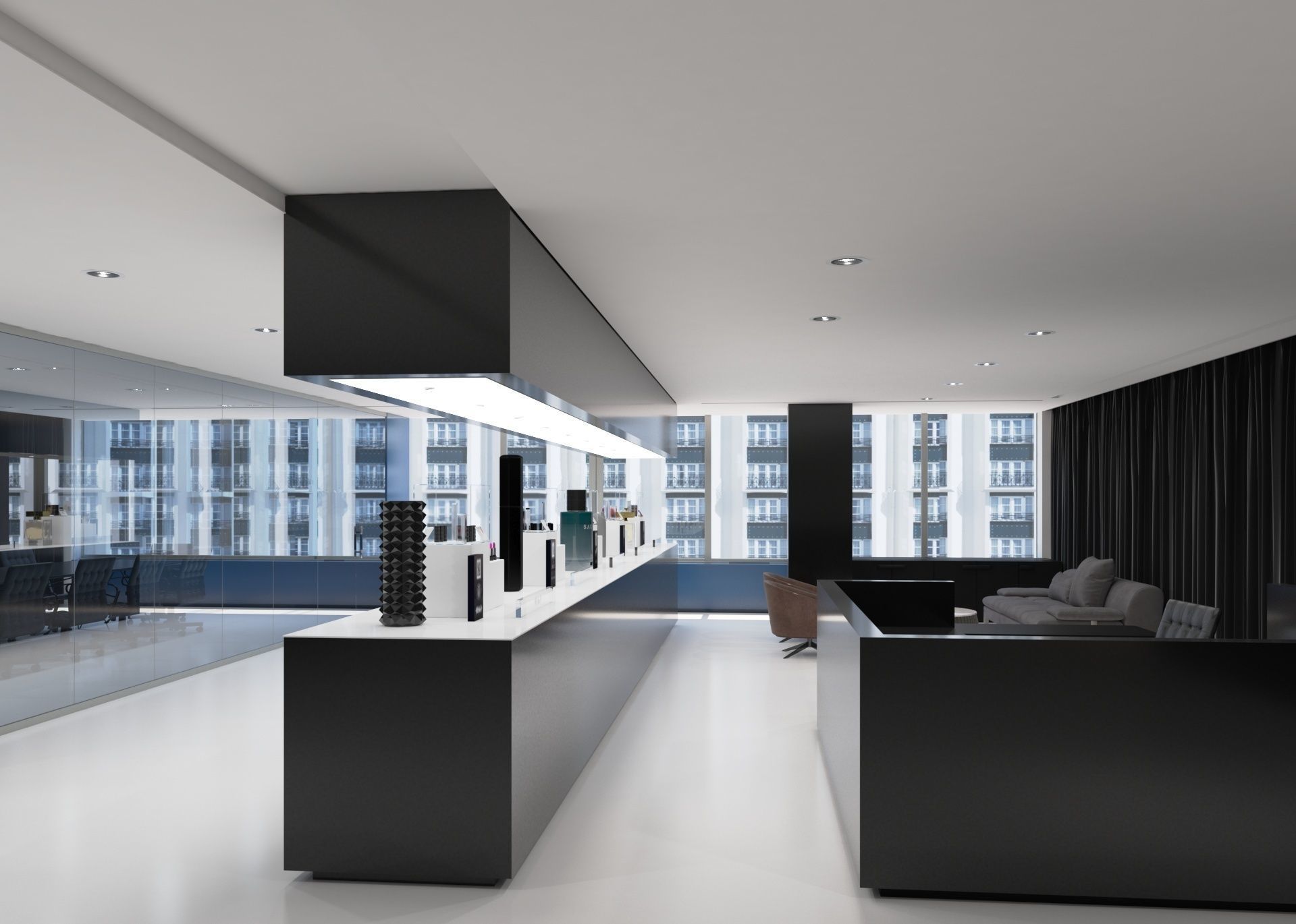 Cosmetics Skincare Beauty Store V1 3D model_1