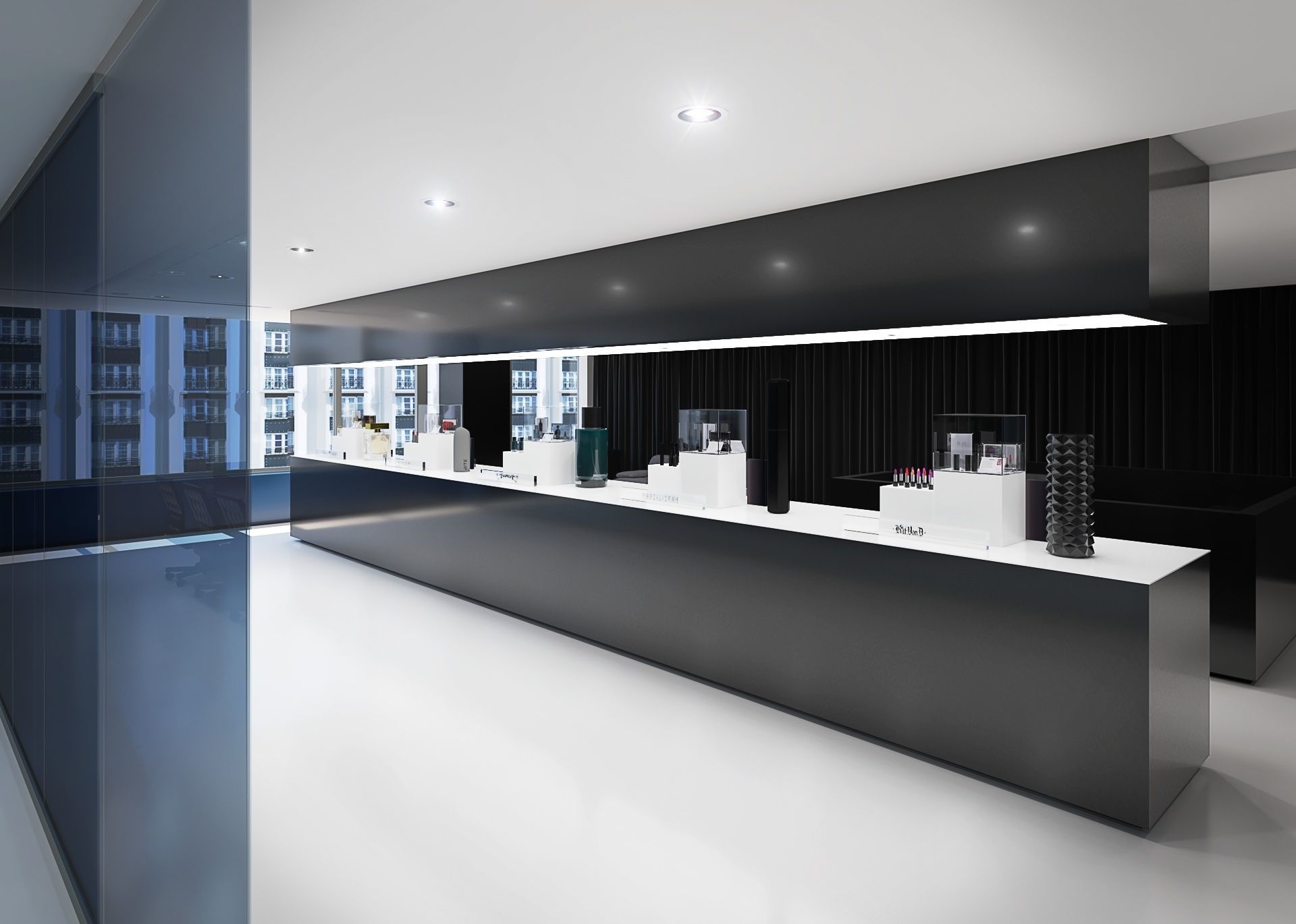 Cosmetics Skincare Beauty Store V1 3D model_2