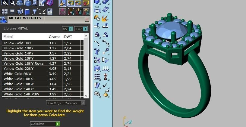 Woman Ring 3d print model 3D print model_5