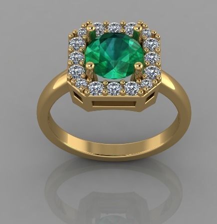 Woman Ring 3d print model 3D print model_3