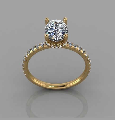 Round Ring 3D print model_2