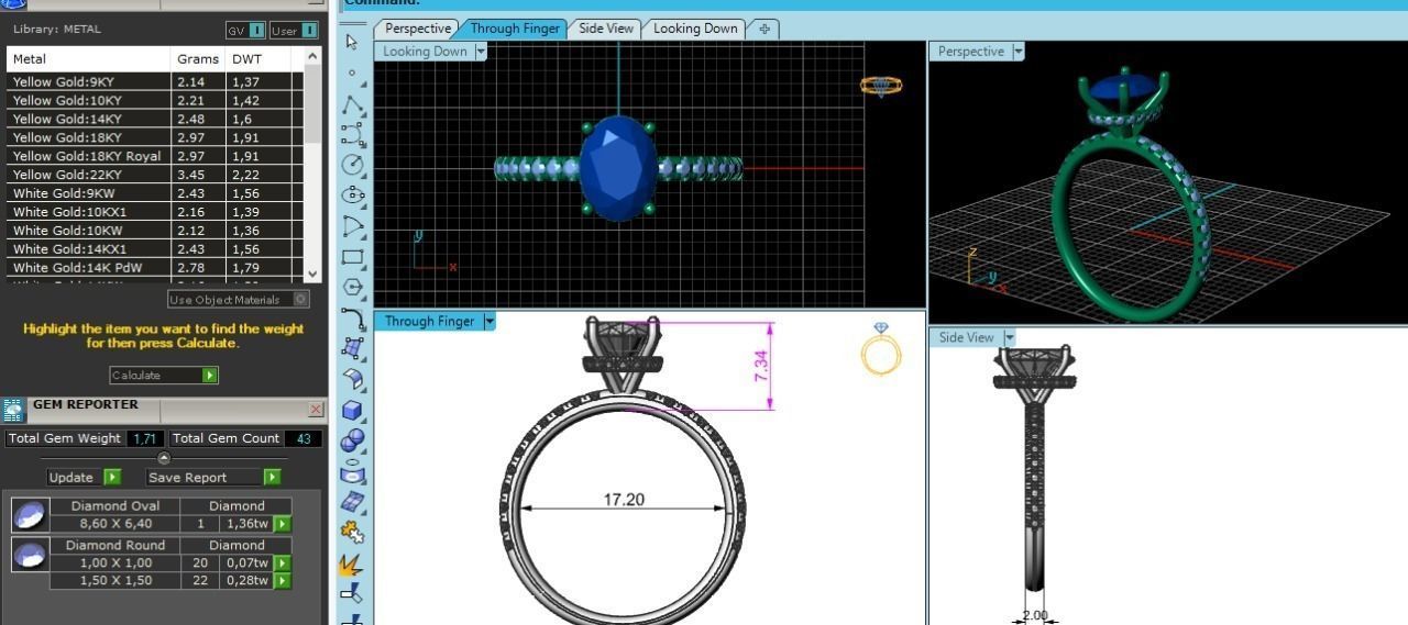 Round Ring 3D print model_1