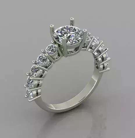 Ring for woman print model 3D print model