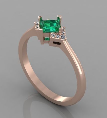 Radiant Ring 3d print model 3D print model_4