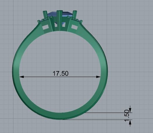Radiant Ring 3d print model 3D print model_2