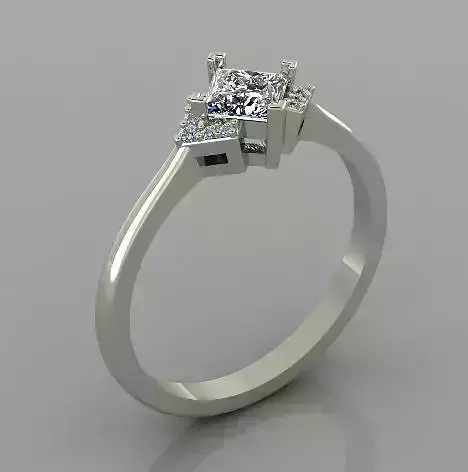 Radiant Ring 3d print model 3D print model