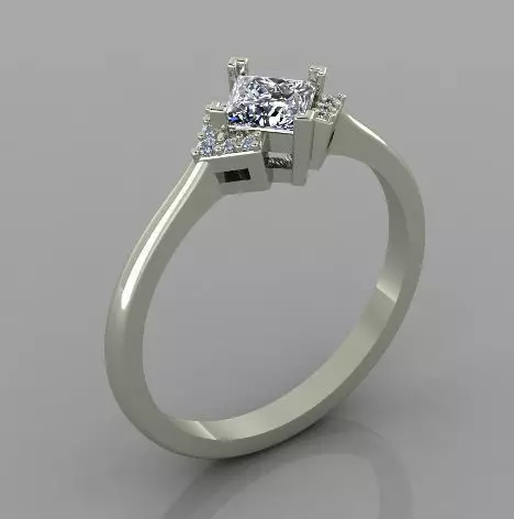 Radiant Ring 3d print model 3D print model_0