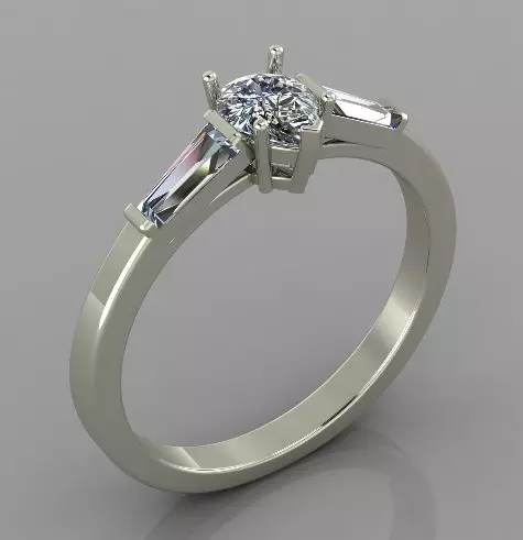 Jewelry Ring 3d print model 3D print model_0