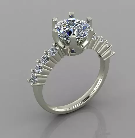 Jewelry Cocktail Ring 3D print model