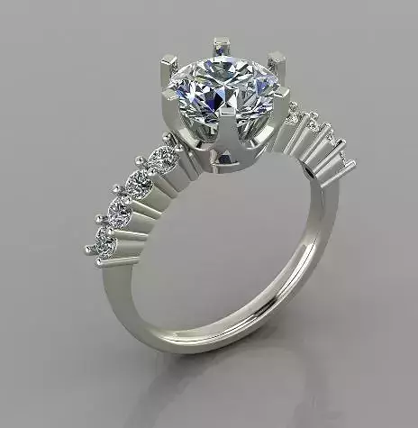 Jewelry Cocktail Ring 3D print model