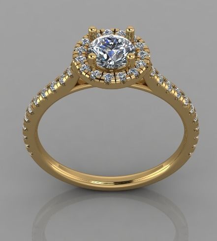 Engagement Ring 3d print model 3D print model_3