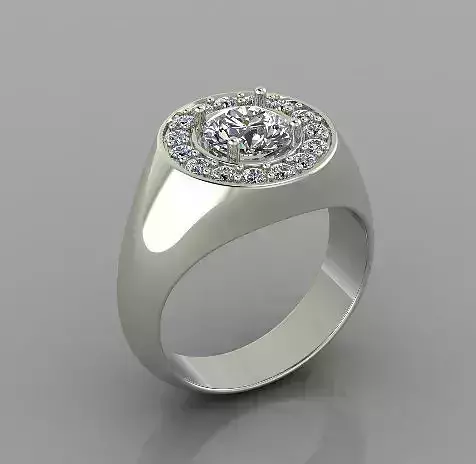 Cocktail Ring 3d print model 3D print model