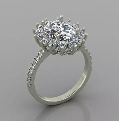 Cocktail Ring 3D print model_0