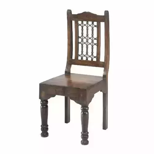 Mathilda Solid Wood Slat Back Side Chair 