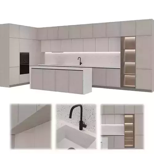 Modern kitchen with island