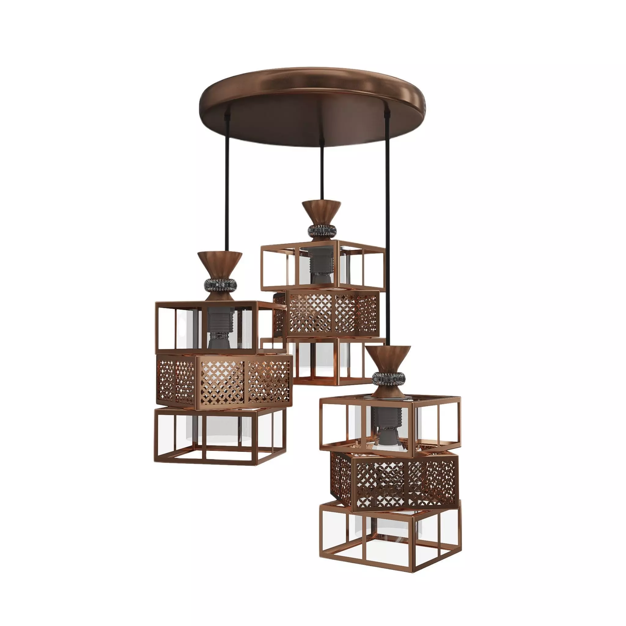 Chandelier 01 3D model_0