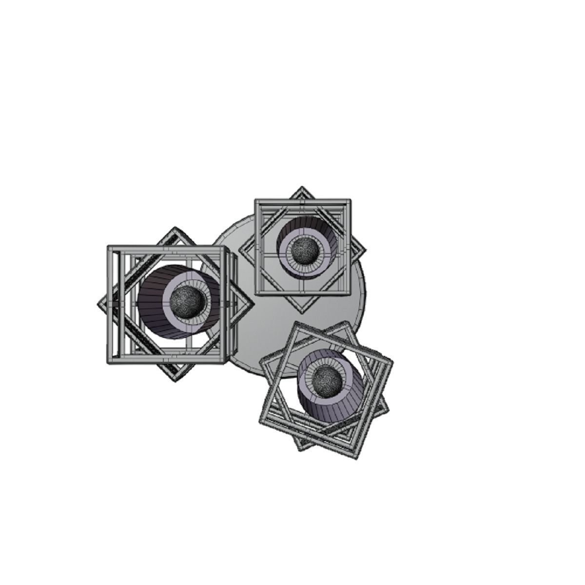 Chandelier 01 3D model_2