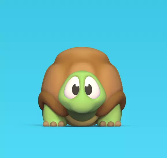 Turtle Cartoon 3D print model_0