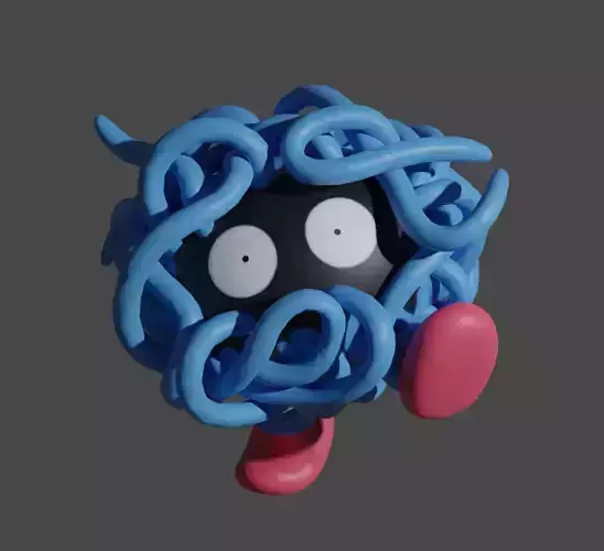 Tangela pokemon 3D print model 3D print model