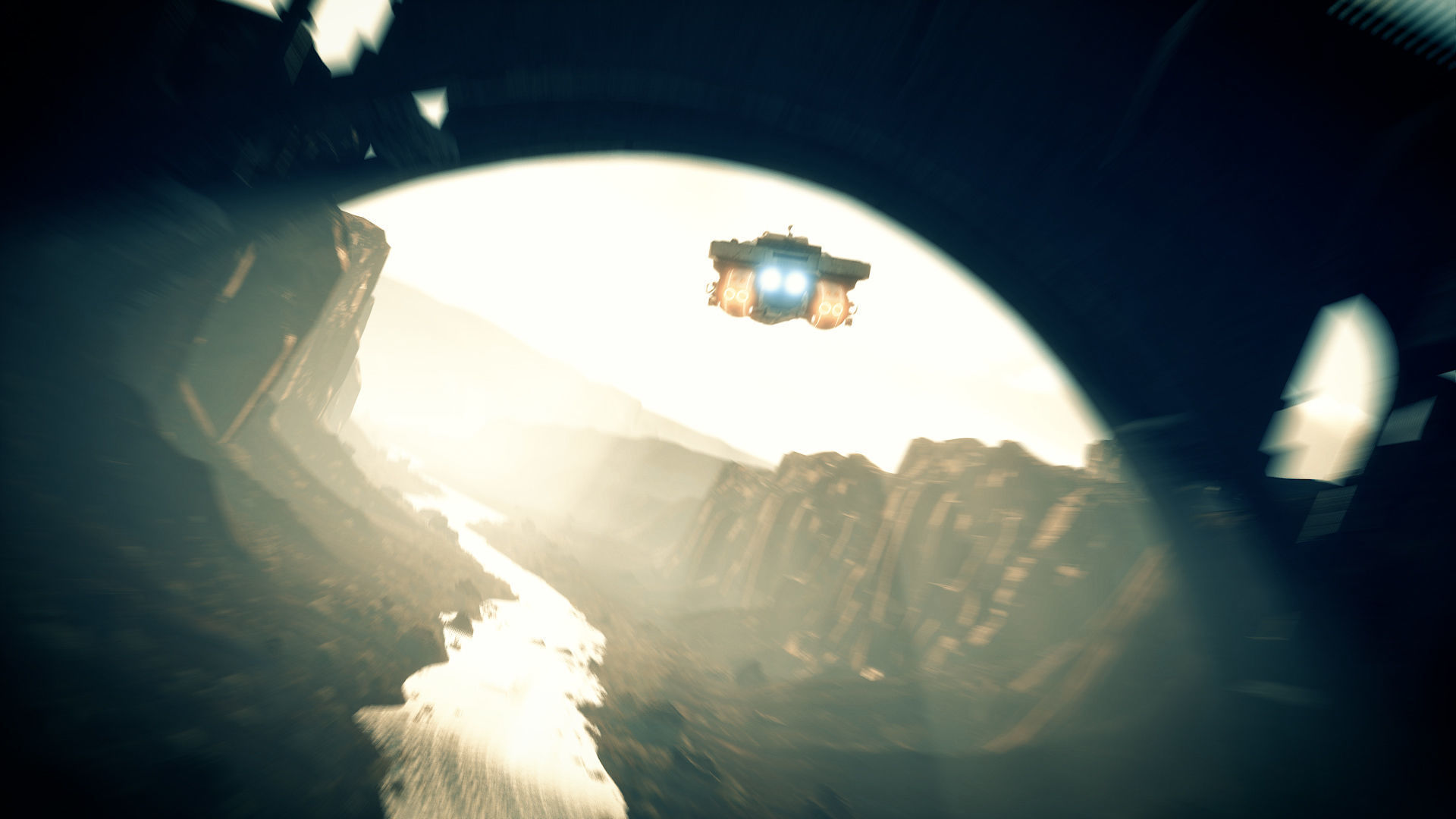 Sci-fi ship 3D model_7