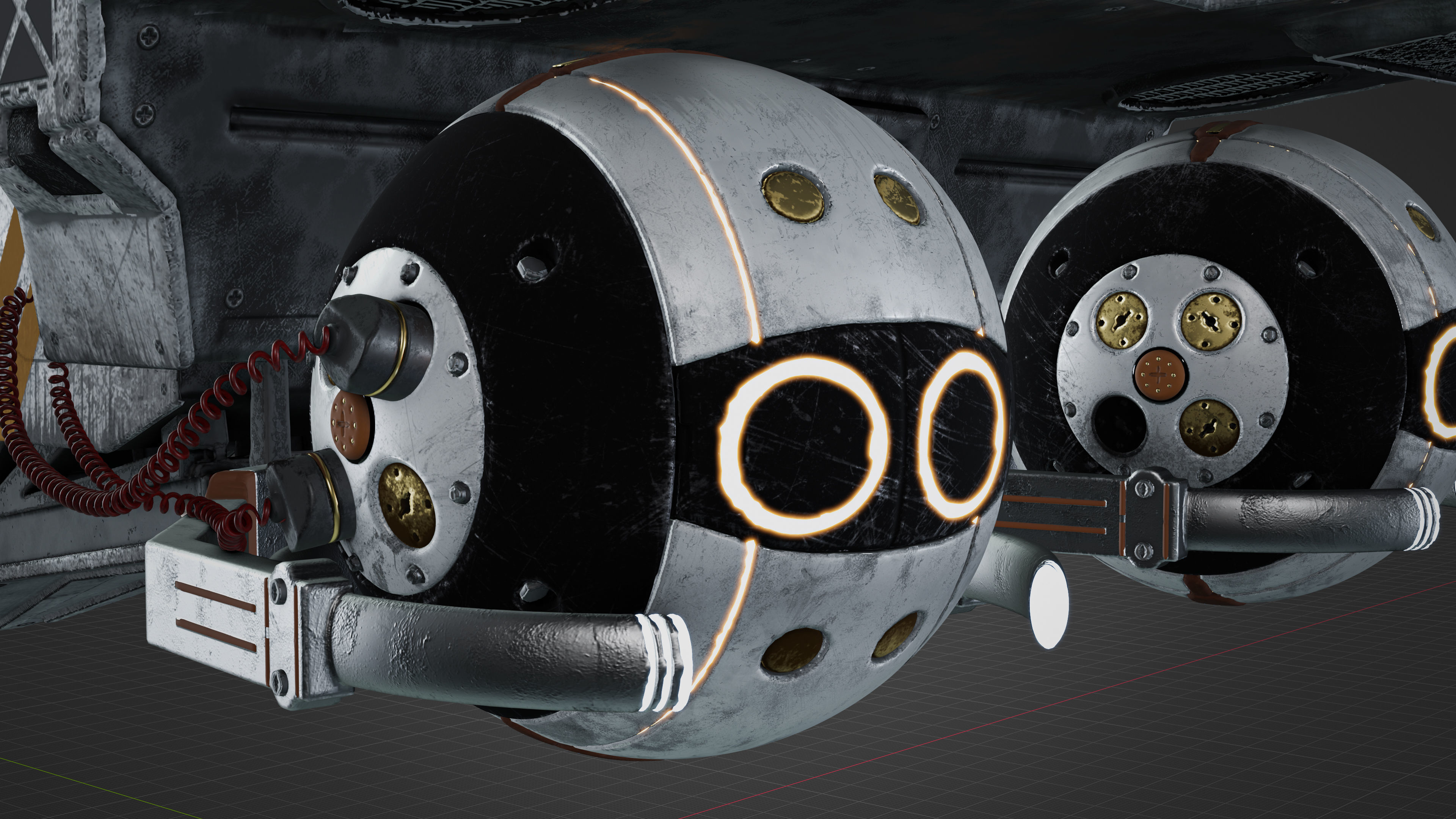 Sci-fi ship 3D model_19