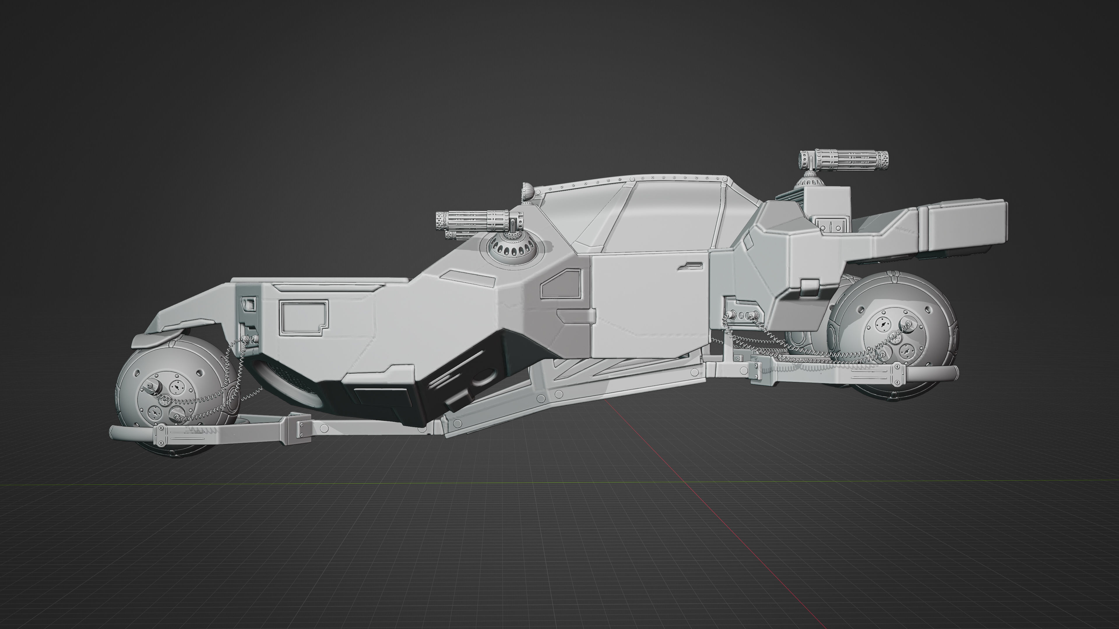Sci-fi ship 3D model_12