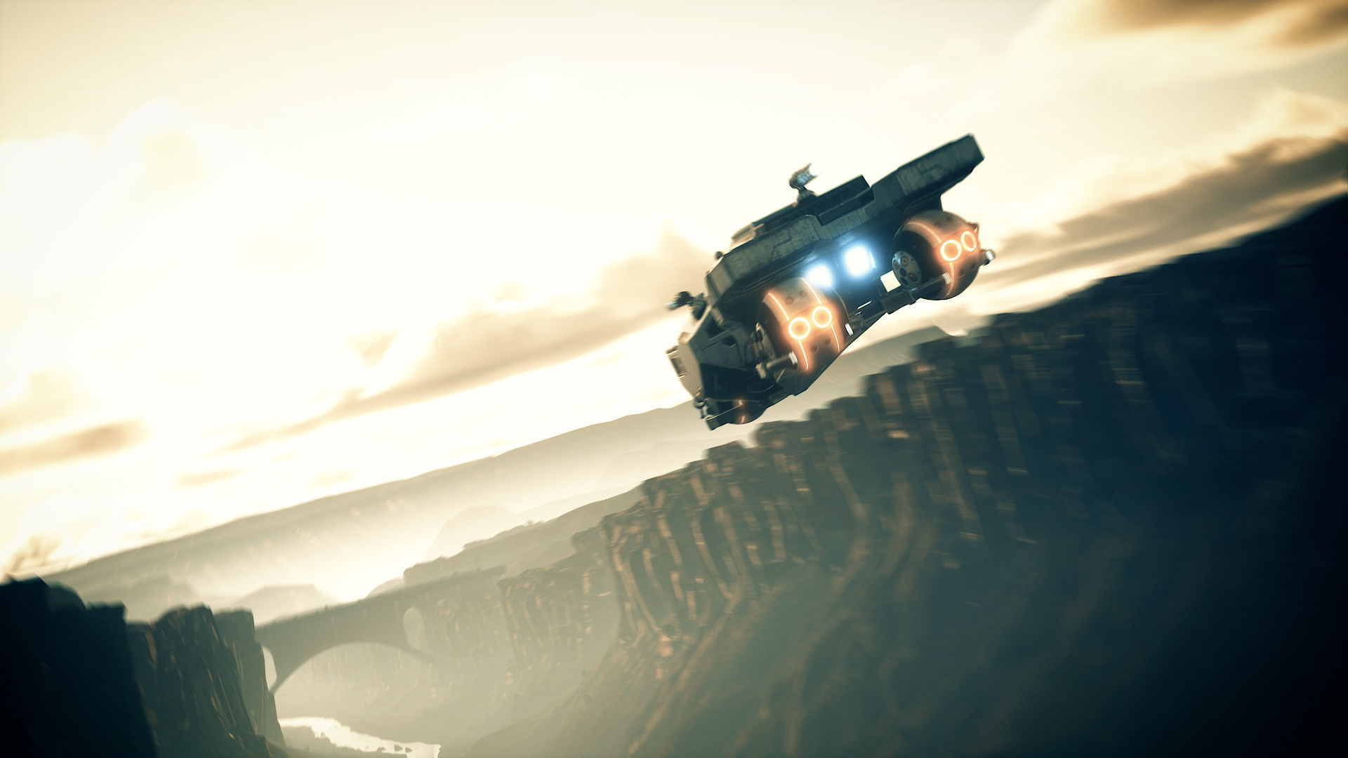 Sci-fi ship 3D model_6