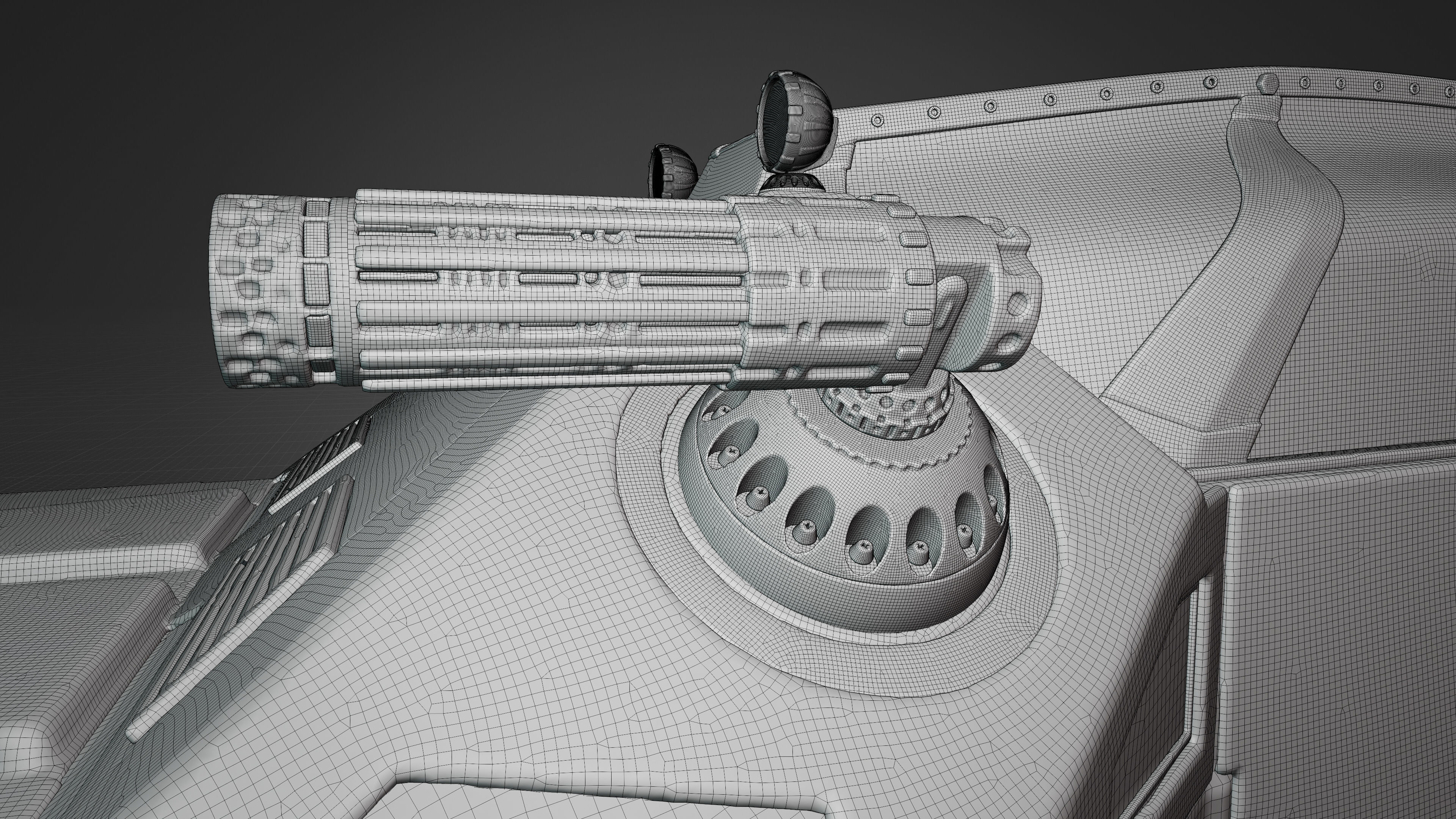 Sci-fi ship 3D model_24
