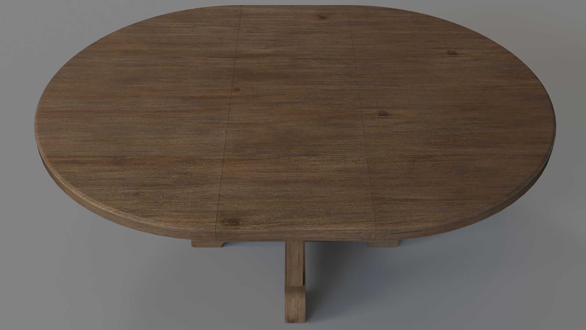 Dining Room Corsica Round Dining Table With Leaf 3D model_3
