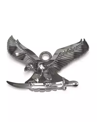 Eagel with sword pendant