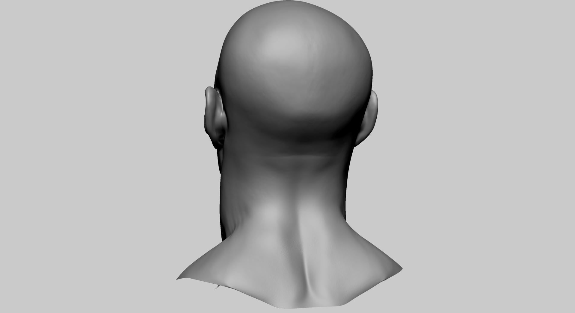 Stylized Male Head E 3D model_4