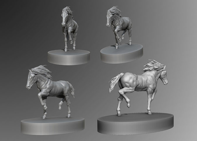 Horse model figurines