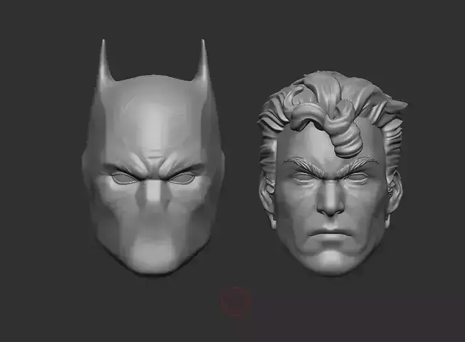 Knightfall Batman Azrael - Headsculpt for Action Figures 3D print model
