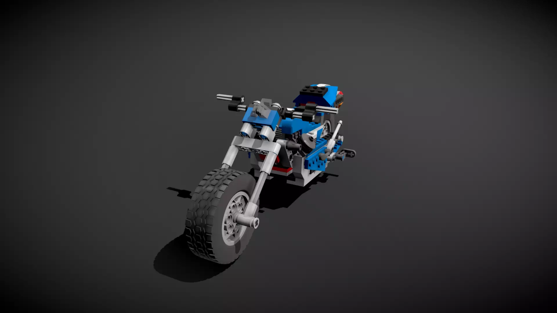 Lego Race Rider Street 3D model