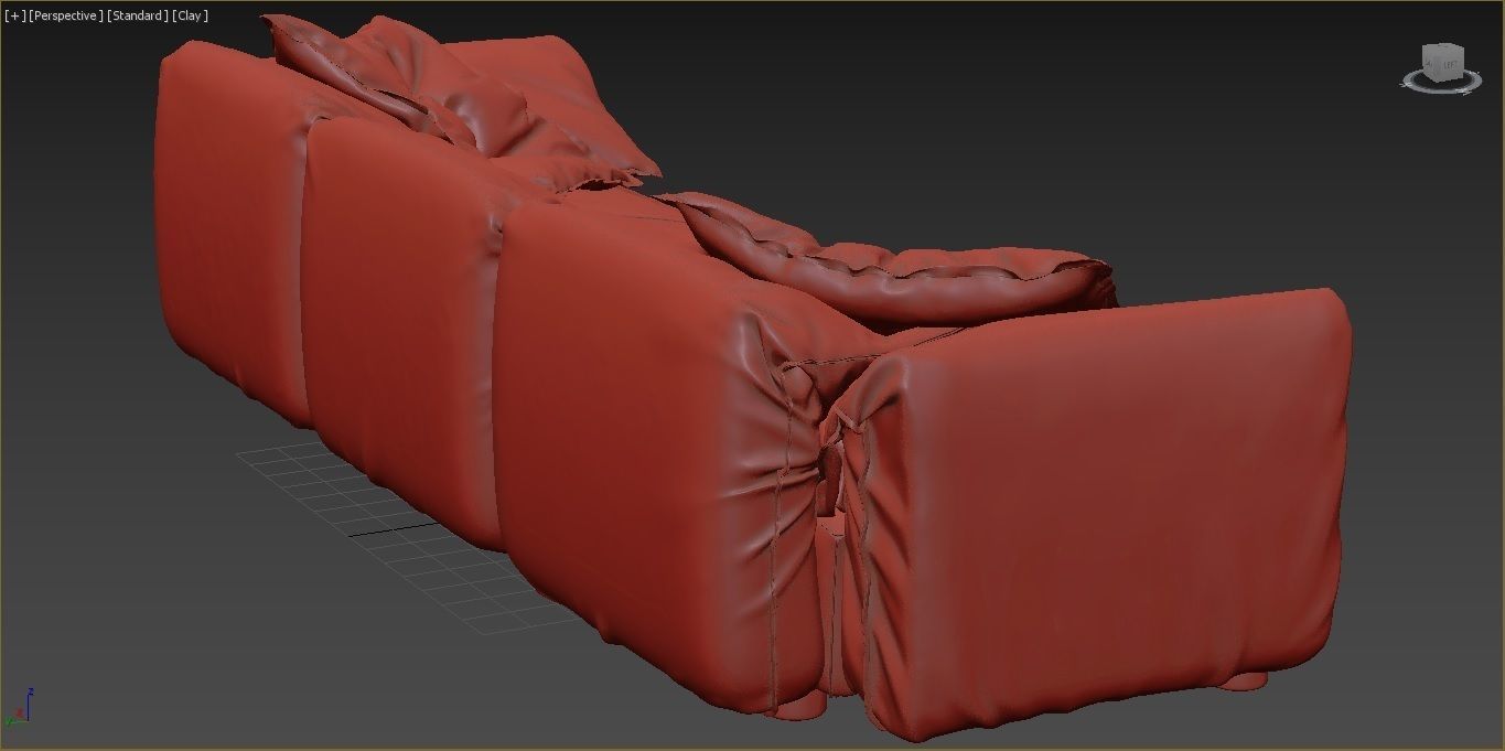 Baxter Casablanca Sofa 3D model_7